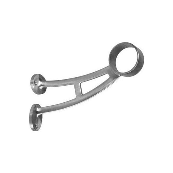 Lavi Industries Lavi Industries, Bar Mount Bracket, for 2" Tubing, Satin Stainless Steel 44-402/2 - main